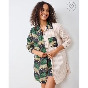 Print Fresh Bagheera Everyday Button Down Size XXS/XS In Ink
